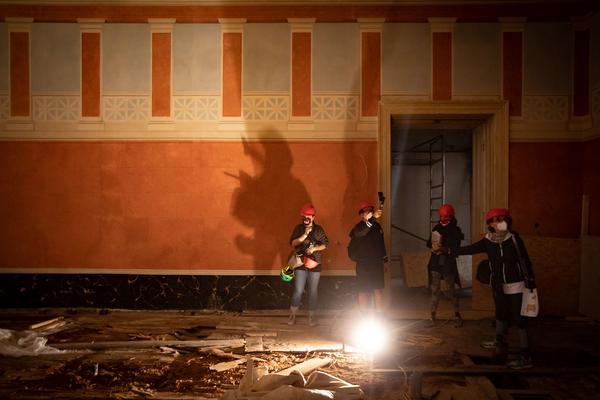 Akademie der Bildenden Künste Wien: Baustellenrundgang Schillerplatz (27.4.2020) http://www.akbild.ac.at ] | Foto: eSeL Foto: eSeL.at - Lorenz Seidler
