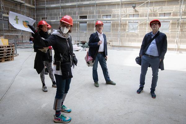 Akademie der Bildenden Künste Wien: Baustellenrundgang Schillerplatz (27.4.2020) http://www.akbild.ac.at ] | Foto: eSeL Foto: eSeL.at - Lorenz Seidler