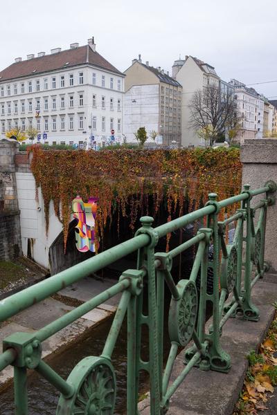 foto.esel.at: Street Art (UrheberIn unbekannt) (Wienfluss / Nevillebrücke) Foto: eSeL.at - Lorenz Seidler