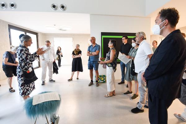 Az W Exkursion /  Architekturzentrum Wien: Besondere Raumangebote
Atelierhaus C21, Gleis 21 und Grätzelmixer