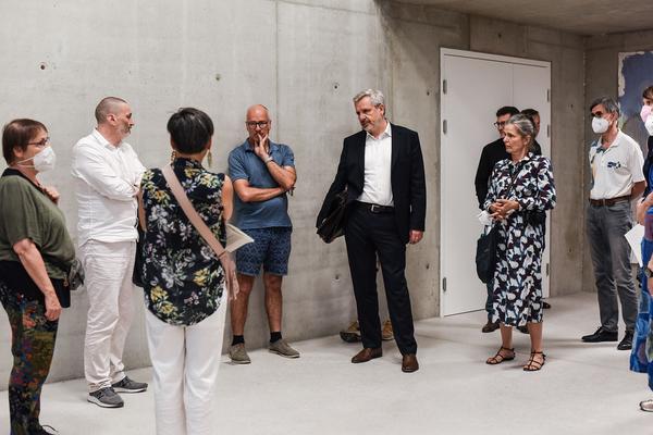 Az W Exkursion /  Architekturzentrum Wien: Besondere Raumangebote
Atelierhaus C21, Gleis 21 und Grätzelmixer
