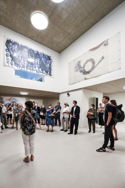Az W Exkursion /  Architekturzentrum Wien: Besondere Raumangebote
Atelierhaus C21, Gleis 21 und Grätzelmixer