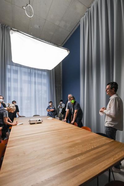 Az W Exkursion /  Architekturzentrum Wien: Besondere Raumangebote
Atelierhaus C21, Gleis 21 und Grätzelmixer