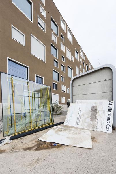 Az W Exkursion /  Architekturzentrum Wien: Besondere Raumangebote
Atelierhaus C21, Gleis 21 und Grätzelmixer