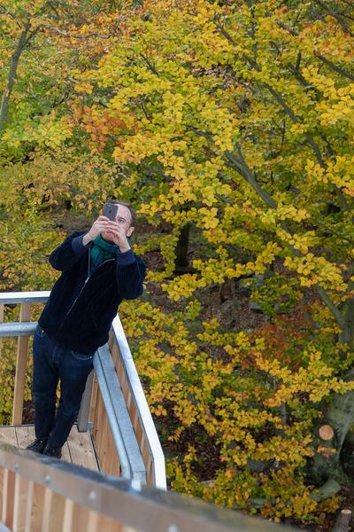 Kunst im öffentlichen Raum Niederösterreich: Aussichtsturm "Die Vierte Wand" von Eldine Heep und Klemens Schillinger am Seekopf / Rossatz (25.10.2020) https://publicart.at/de/kalender/?pid=1022 | Foto: eSeL Foto: eSeL.at - Lorenz Seidler