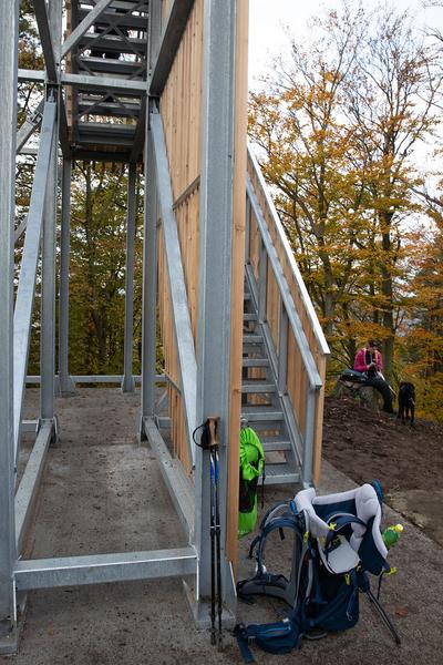Kunst im öffentlichen Raum Niederösterreich: Aussichtsturm "Die Vierte Wand" von Eldine Heep und Klemens Schillinger am Seekopf / Rossatz (25.10.2020) https://publicart.at/de/kalender/?pid=1022 | Foto: eSeL Foto: eSeL.at - Lorenz Seidler