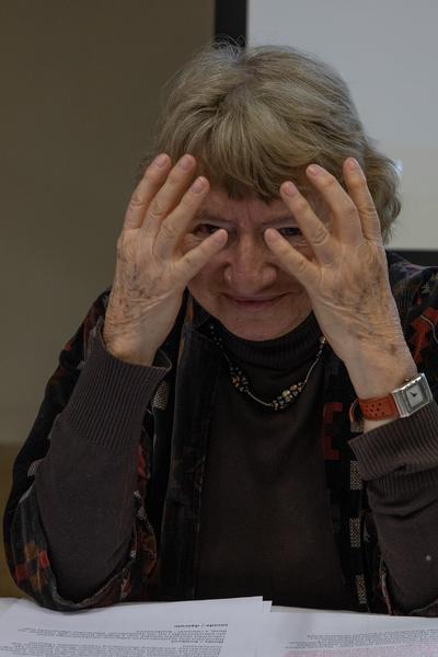 Akademie der Bildenden Künste Wien:  Principle of Equality: Anka Ptaszkowska In: Open Studio Project by Adam Szymczyk (Augasse, 19.3.2019) https://esel.cc/akbild_ptaszkowska | Foto: eSeL Foto: eSeL.at - Lorenz Seidler