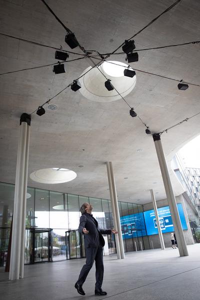 Erste Campus: Rupert Huber - Walking Music (Eröffnung, 7.6.2019, Dauer 7.-28.6.2019) http://www.erstestiftung.org/de/event/walking-music/ |  Foto: eSeL Foto: eSeL.at - Lorenz Seidler