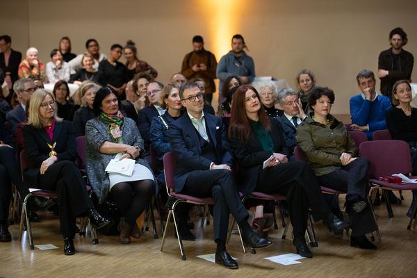 Akademie der Bildenden Künste Wien: Inauguration Rektorat Johan F. Hartle (23.1.2020) https://www.akbild.ac.at/Portal/organisation/uber-uns/news/inauguration-des-neuen-rektorats-der-akademie-der-bildenden-kuenste-wien | Foto: eSeL Foto: eSeL.at - Lorenz Seidler