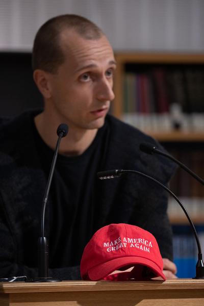 Literaturedition Niederösterreich: Buchpräsentation "Grenzenlos?"-Anthologie (NÖ Landesbibliothek St. Pölten, 28.10.2020) https://www.literaturedition-noe.at/veranstaltungen/501-28-oktober-2020-17-00-noe-landesbibliothek-st-poelten | Foto: eSeL Foto: eSeL.at - Lorenz Seidler