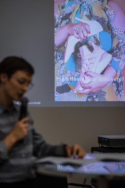 Kunst im öffentlichen Raum Niederösterreich: 100 Jahre Frauenwahlrecht (Präsentation Kunstraum NÖ, 11.10.2018) http://www.publicart.at/de/projekte/kuratiert/2018100jahrefrauenwahlrecht | Foto: eSeL.at - Joanna Pianka Foto: eSeL.at - Lorenz Seidler