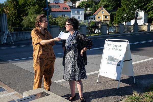 Festival der Regionen: transparadiso - Ruf gegen die Grenze (29.6.2019) https://fdr.at/project/ruf-gegen-die-grenze | Foto: eSeL Foto: eSeL.at - Lorenz Seidler