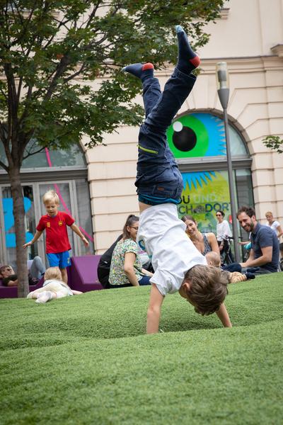 MuseumsQuartier: KinderKulturParcours  - Wellmoor (15.6.2018) https://www.mqw.at/programm/kinderkulturparcours | Foto: eSeL Foto: eSeL.at - Lorenz Seidler