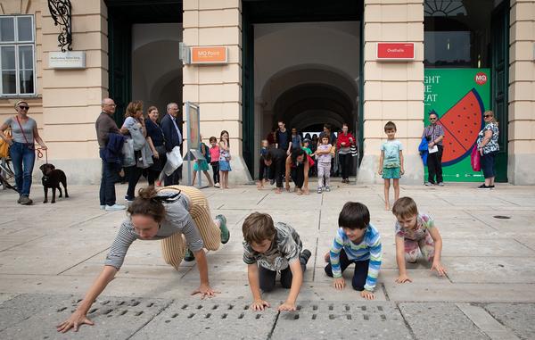 MuseumsQuartier: Komm nach Schnackihuma - KinderKulturParcours (Dschungel Wien, 15.6.2018) https://www.mqw.at/programm/kinderkulturparcours | Foto: eSeL Foto: eSeL.at - Lorenz Seidler
