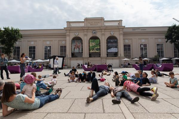 MuseumsQuartier: Komm nach Schnackihuma - KinderKulturParcours (Dschungel Wien, 15.6.2018) https://www.mqw.at/programm/kinderkulturparcours | Foto: eSeL Foto: eSeL.at - Lorenz Seidler