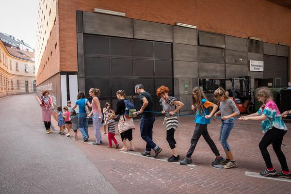 MuseumsQuartier: Komm nach Schnackihuma - KinderKulturParcours (Dschungel Wien, 15.6.2018) https://www.mqw.at/programm/kinderkulturparcours | Foto: eSeL Foto: eSeL.at - Lorenz Seidler