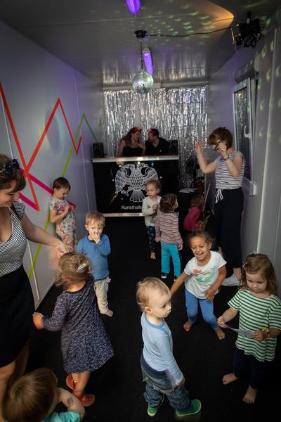 MuseumsQuartier: KinderKulturParcours Ich mag laut! - Die Kinderdisko (Kunsthalle Wien, 15.6.2018) https://www.mqw.at/programm/kinderkulturparcours | Foto: eSeL Foto: eSeL.at - Lorenz Seidler