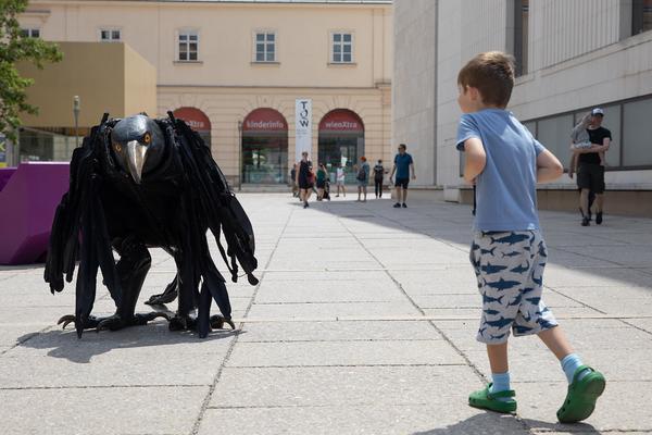 MuseumsQuartier: Der Vogel Ramiri - KinderKulturParcours (16.6.2018) https://www.mqw.at/programm/kinderkulturparcours | Foto: eSeL Foto: eSeL.at - Lorenz Seidler