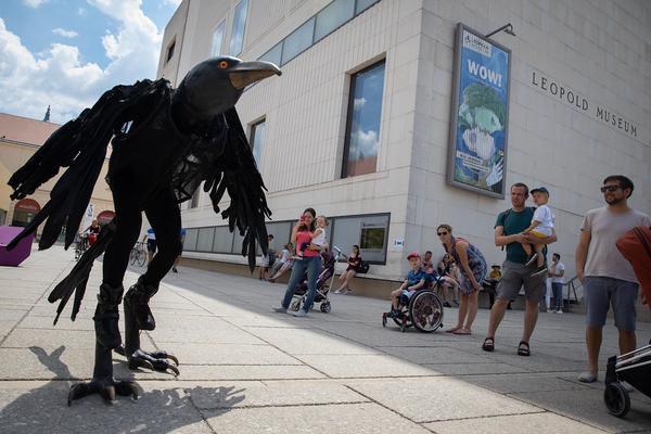 MuseumsQuartier: Der Vogel Ramiri - KinderKulturParcours (16.6.2018) https://www.mqw.at/programm/kinderkulturparcours | Foto: eSeL Foto: eSeL.at - Lorenz Seidler