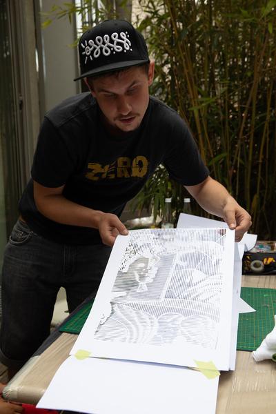 MuseumsQuartier: Bunny in the house (Street Art/Graffiti Workshop) @ Q21 - KinderKulturParcours (16.6.2018) https://www.mqw.at/programm/kinderkulturparcours | Foto: eSeL Foto: eSeL.at - Lorenz Seidler
