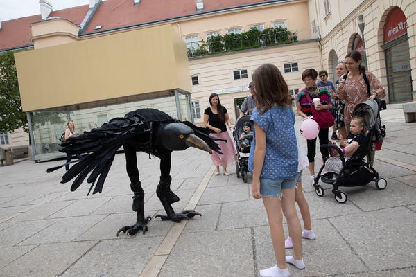 MuseumsQuartier: Der Vogel Ramiri - KinderKulturParcours (16.6.2018) https://www.mqw.at/programm/kinderkulturparcours | Foto: eSeL Foto: eSeL.at - Lorenz Seidler