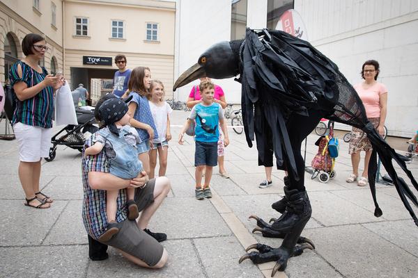 MuseumsQuartier: Der Vogel Ramiri - KinderKulturParcours (16.6.2018) https://www.mqw.at/programm/kinderkulturparcours | Foto: eSeL Foto: eSeL.at - Lorenz Seidler