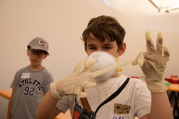 MuseumsQuartier: Beton Workshop @ AzW  - KinderKulturParcours (16.6.2018) https://www.mqw.at/programm/kinderkulturparcours | Foto: eSeL Foto: eSeL.at - Lorenz Seidler