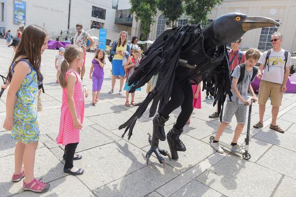 MuseumsQuartier:  Der Vogel Ramiri  - KinderKulturParcours (17.6.2018) https://www.mqw.at/programm/kinderkulturparcours | Foto: eSeL.at - Joanna Pianka Foto: eSeL.at - Joanna Pianka