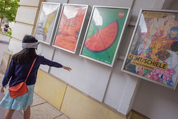 MuseumsQuartier: Blindenführung durchs MQ (via Architekturzentrum Wien, 17.6.2018) https://www.mqw.at/programm/kinderkulturparcours | Foto: eSeL.at - Joanna Pianka Foto: eSeL.at - Joanna Pianka