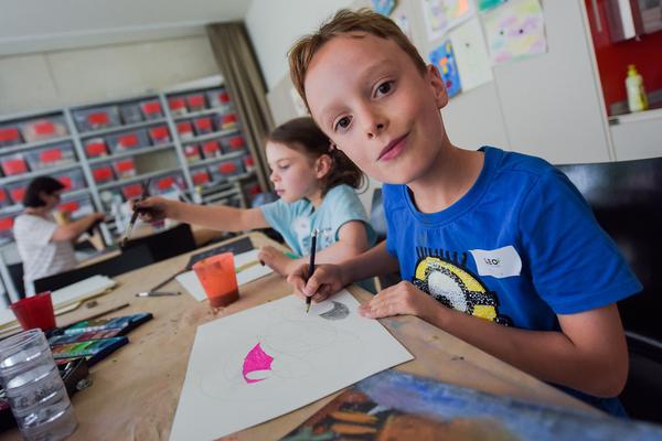 MuseumsQuartier: Sommerbilder eisgekühlt. LEO Atelier (Leopold Museum, 17.6.2018) https://www.mqw.at/programm/kinderkulturparcours | Foto: eSeL.at - Joanna Pianka Foto: eSeL.at - Joanna Pianka