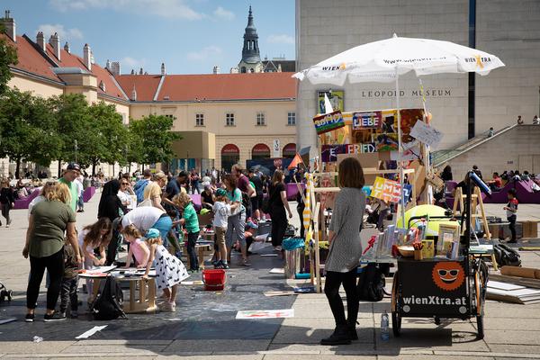 MuseumsQuartier Wien: MQ KinderKulturParcours (25.5.2019) https://www.mqw.at/programm/2019/kinderkulturparcours | Foto: eSeL Foto: eSeL.at - Lorenz Seidler