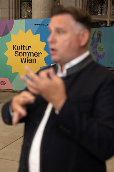 Kultursommer 2024 Pressekonferenz (Rathaus Wien, 11.6.2024) Foto: eSeL.at - Lorenz Seidler Foto: eSeL Lorenz Seidler