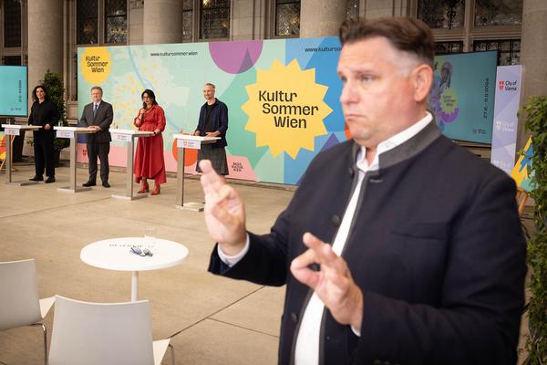 Kultursommer 2024 Pressekonferenz (Rathaus Wien, 11.6.2024) Foto: eSeL.at - Lorenz Seidler Foto: eSeL Lorenz Seidler