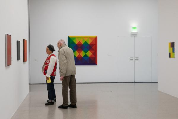 Malerei mit Kalkül. Positionen der Neoavantgarde aus der mumok Sammlung (30.11.2018 - 28.4.2019) https://www.mumok.at/de/events/malerei-mit-kalkuel | Foto: eSeL Foto: eSeL.at - Lorenz Seidler