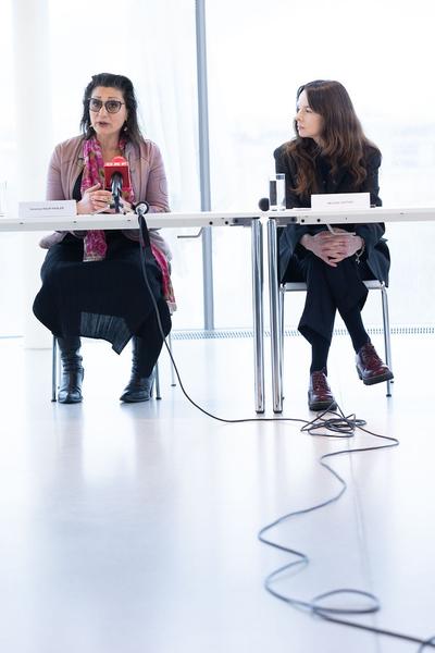 Michelle Cotton - Künstlerische Leitung Kunsthalle Wien (14.4.2024, MQ Libelle) Foto: eSeL.at - Lorenz Seidler Foto: eSeL Lorenz Seidler