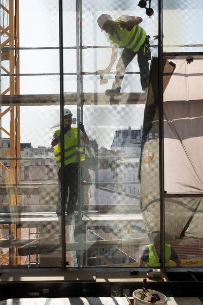 MuseumsQuartier Wien: Eva Schlegel @ MQ Libelle (12.9.2019) Foto: eSeL Foto: eSeL.at - Lorenz Seidler