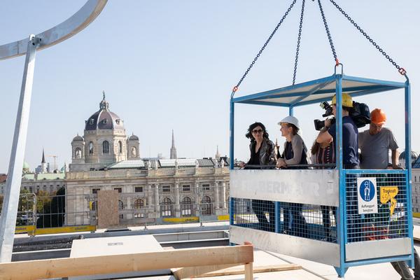 MuseumsQuartier Wien: Eva Schlegel @ MQ Libelle (12.9.2019) Foto: eSeL Foto: eSeL.at - Lorenz Seidler