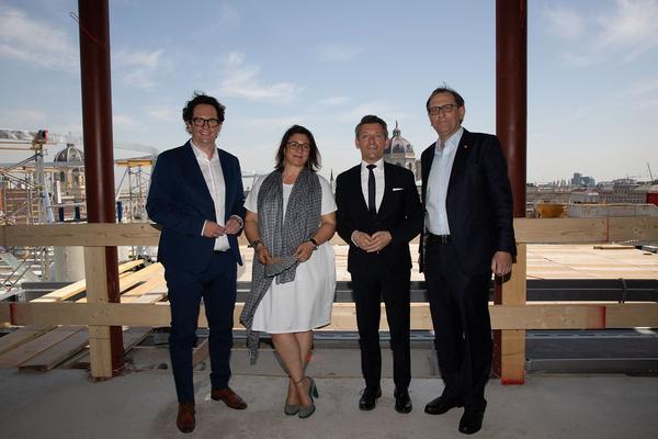 MQ Libelle: Gleichenfeier Pressekonferenz (1.7.2019) https://www.mqw.at/ihr-besuch/mq-libelle/ | Foto: eSeL Foto: eSeL.at - Lorenz Seidler