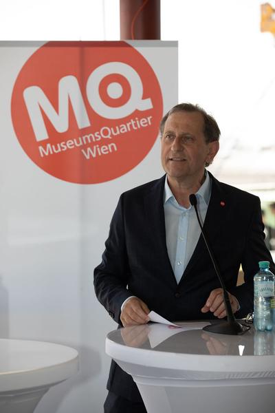 MQ Libelle: Gleichenfeier Pressekonferenz (1.7.2019) https://www.mqw.at/ihr-besuch/mq-libelle/ | Foto: eSeL Foto: eSeL.at - Lorenz Seidler