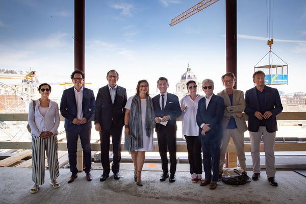 MQ Libelle: Gleichenfeier Pressekonferenz (1.7.2019) https://www.mqw.at/ihr-besuch/mq-libelle/ | Foto: eSeL Foto: eSeL.at - Lorenz Seidler