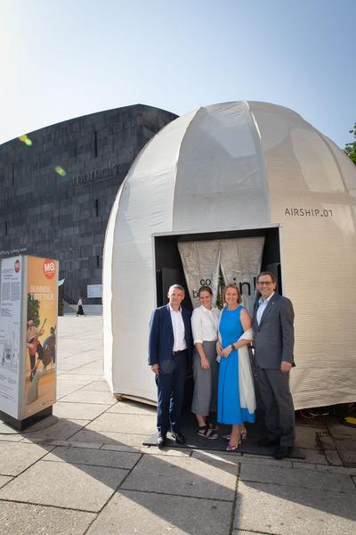 MuseumsQuartier Wien: Airship.01 (Eröffnung, 11.6.2019) http://mqw.at | Foto: eSeL Foto: eSeL.at - Lorenz Seidler