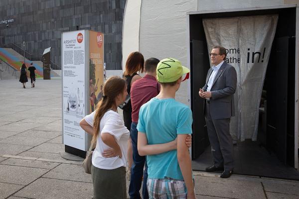 MuseumsQuartier Wien: Airship.01 (Eröffnung, 11.6.2019) http://mqw.at | Foto: eSeL Foto: eSeL.at - Lorenz Seidler