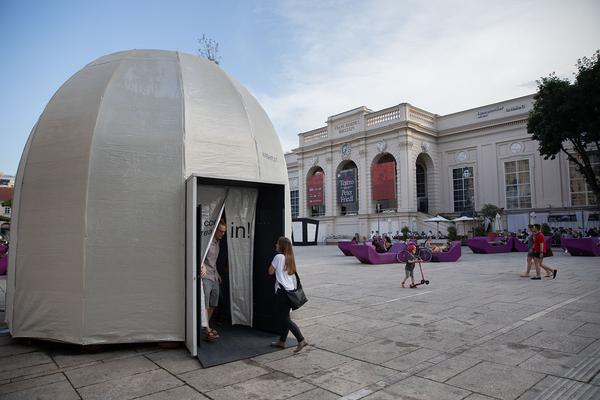 MuseumsQuartier Wien: Airship.01 (Eröffnung, 11.6.2019) http://mqw.at | Foto: eSeL Foto: eSeL.at - Lorenz Seidler