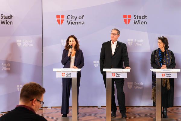 Rathaus: Präsentation Kinderkulturzentrum für Kinderliteratur und zweiter Zoom Standort (ab 2027) (30.11.2023)  Foto: eSeL.at - Christian Tietge Foto: eSeL.at - Christian Tietge