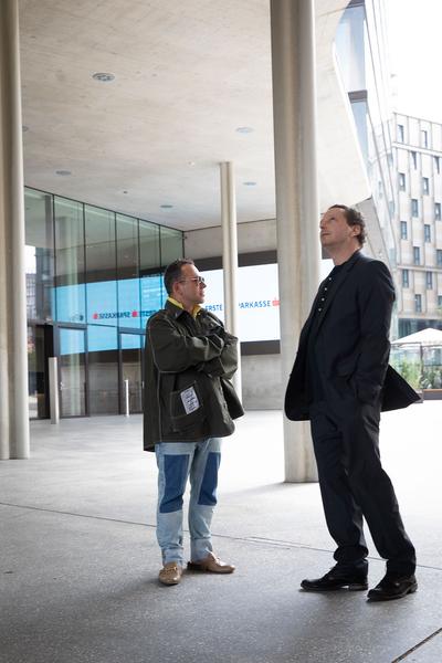 Erste Campus: Rupert Huber - Walking Music (Eröffnung, 7.6.2019, Dauer 7.-28.6.2019) http://www.erstestiftung.org/de/event/walking-music/ |  Foto: eSeL Foto: eSeL.at - Lorenz Seidler