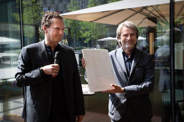 Erste Campus: Rupert Huber - Walking Music (Eröffnung, 7.6.2019, Dauer 7.-28.6.2019) http://www.erstestiftung.org/de/event/walking-music/ |  Foto: eSeL Foto: eSeL.at - Lorenz Seidler
