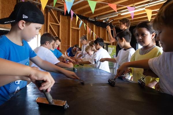 ZOOM Fabrik @ Seestadt Aspern: Stadtlabor Druckwerkstatt  (24.6.2019) https://esel.cc/zzoom_stadtlabor-druckwerkstatt | Foto: eSeL Foto: eSeL.at - Lorenz Seidler