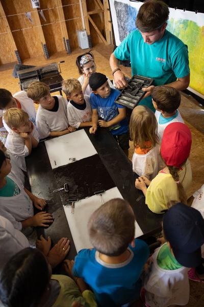 ZOOM Fabrik @ Seestadt Aspern: Stadtlabor Druckwerkstatt  (24.6.2019) https://esel.cc/zzoom_stadtlabor-druckwerkstatt | Foto: eSeL Foto: eSeL.at - Lorenz Seidler