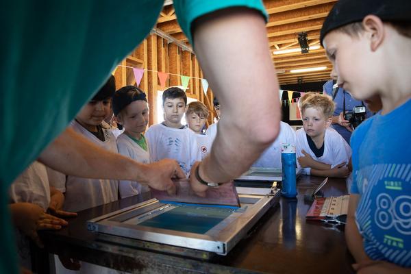 ZOOM Fabrik @ Seestadt Aspern: Stadtlabor Druckwerkstatt  (24.6.2019) https://esel.cc/zzoom_stadtlabor-druckwerkstatt | Foto: eSeL Foto: eSeL.at - Lorenz Seidler