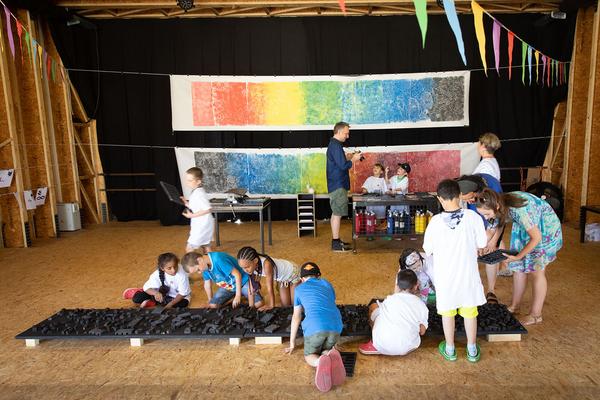 ZOOM Fabrik @ Seestadt Aspern: Stadtlabor Druckwerkstatt  (24.6.2019) https://esel.cc/zzoom_stadtlabor-druckwerkstatt | Foto: eSeL Foto: eSeL.at - Lorenz Seidler